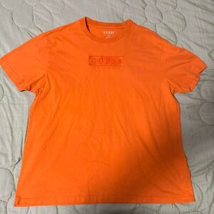 Guess Men's Orange Shirt